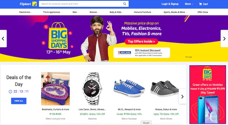 Walmart, Hindistan’ın en büyük e-ticaret şirketinin çoğunluk hissesini 16 milyar dolara satın aldı