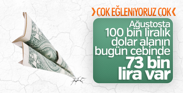 7 liradan dolar alanların zararı