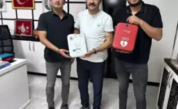 Demirci Belediyesine ASELSAN’dan Hayati Defibrilatör Desteği